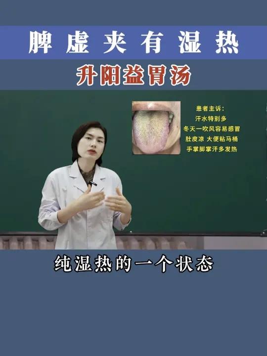 脾虚夹有湿热,升阳益胃汤 #中医韩曼主任 #抖出健康知识宝藏 #印象最深的门诊故事