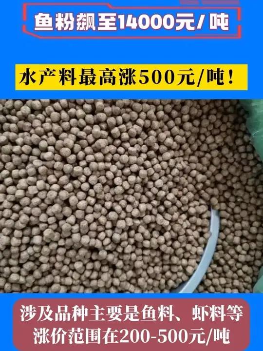 当前秘鲁超级蒸汽鱼粉价格集中在13900-14000元/吨,上涨200-300元/吨,短期
