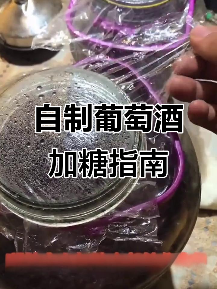 葡萄酒酿制技巧:如何加糖调整口味,发酵过程全解析
