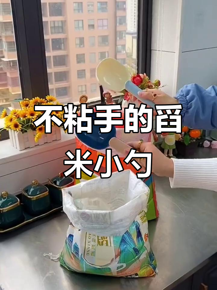 婆婆网上淘到的小勺子,舀米不粘手还防虫