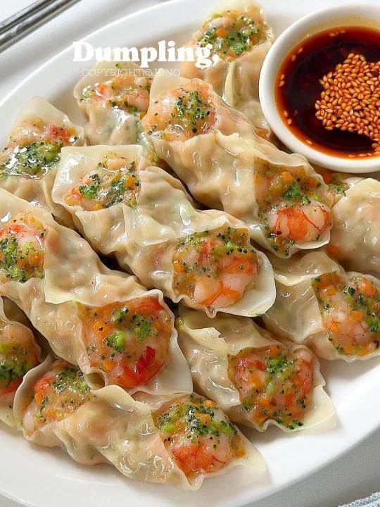 水晶蔬菜虾饺皮薄馅大低脂Q弹,巨过瘾!