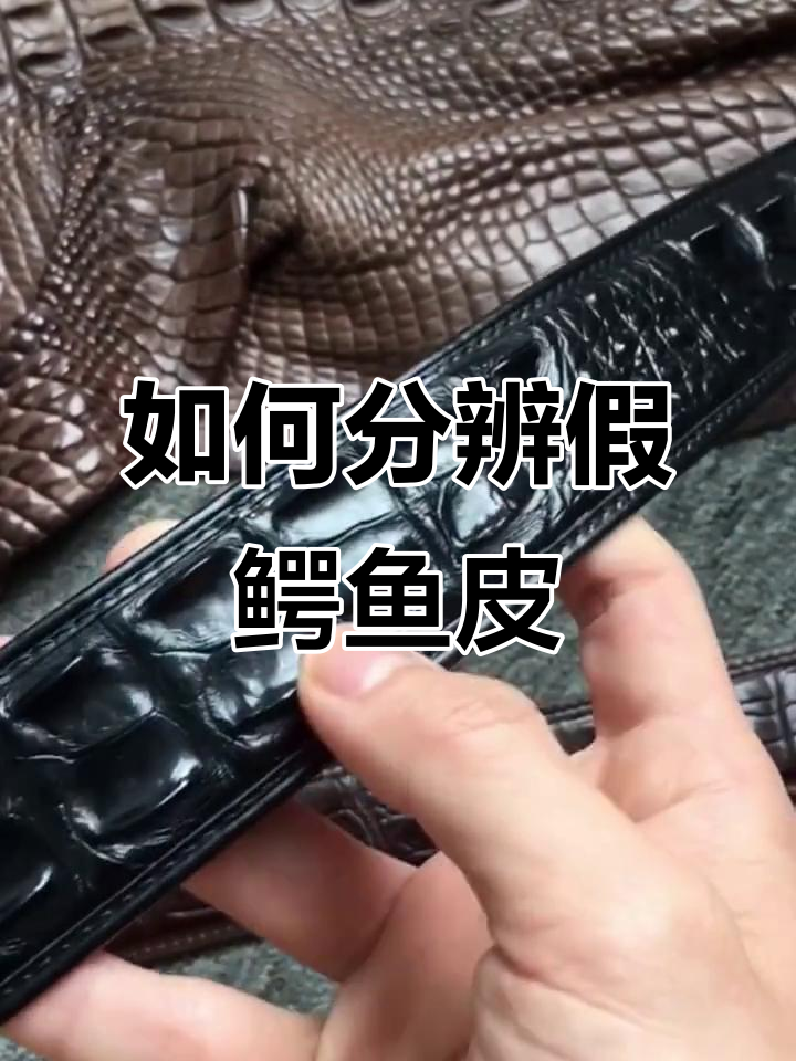 辨别真假鳄鱼皮,鸭纹皮与真皮的差异揭秘