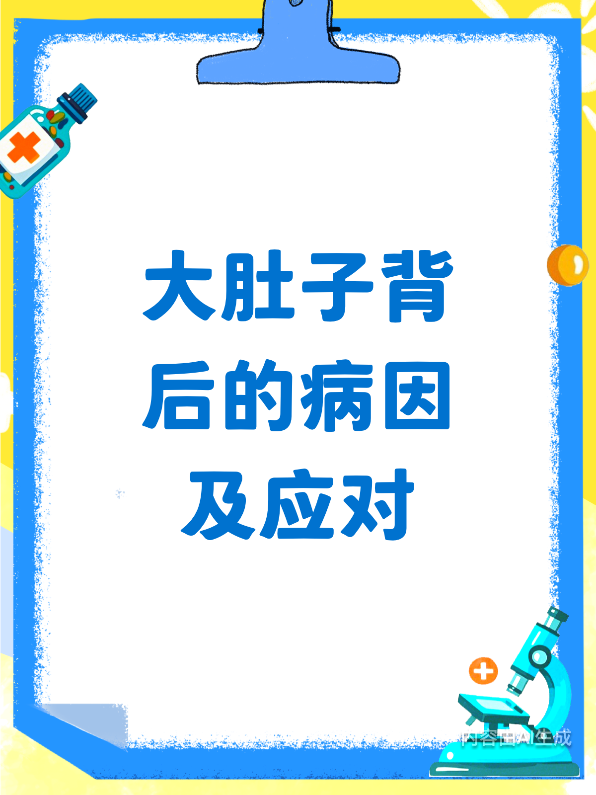 大肚子不是胖!可能是这几种病在作祟