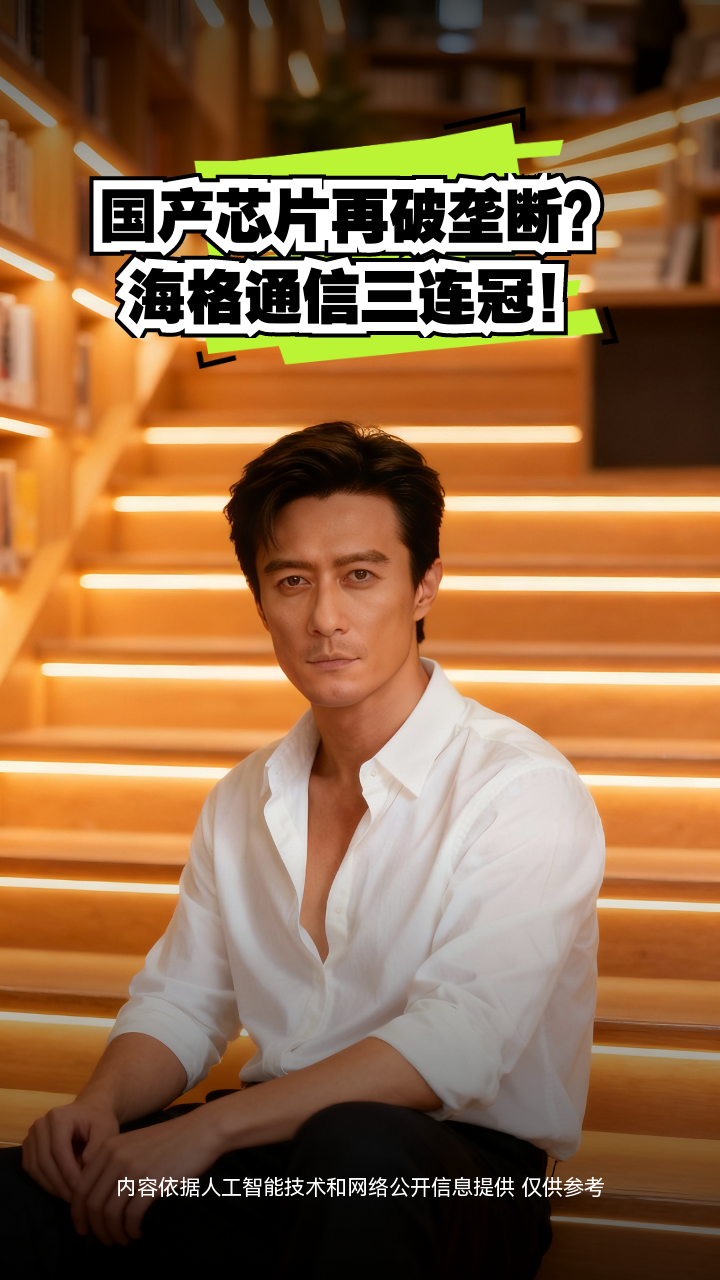国产芯片再破垄断？海格通信三连冠！