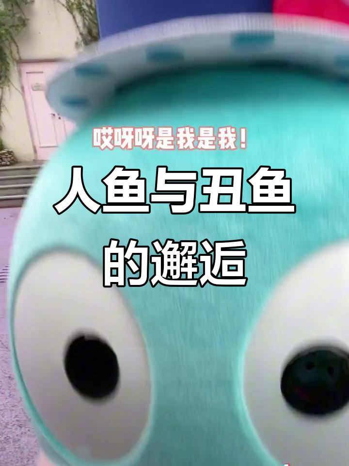 带上丑鱼公仔,与汉顿相遇!萌到不行,超开心!