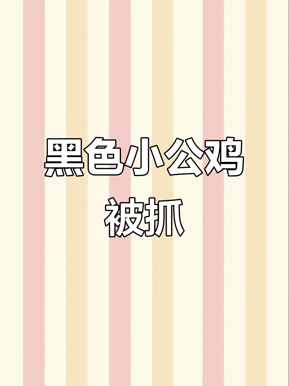 小公鸡被我抓到,爸爸说老板送的这只黑母鸡快生蛋了