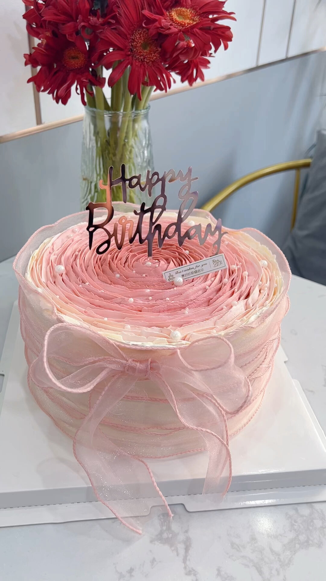 女神女王生日蛋糕 花瓣蛋糕 闺蜜女生蛋糕