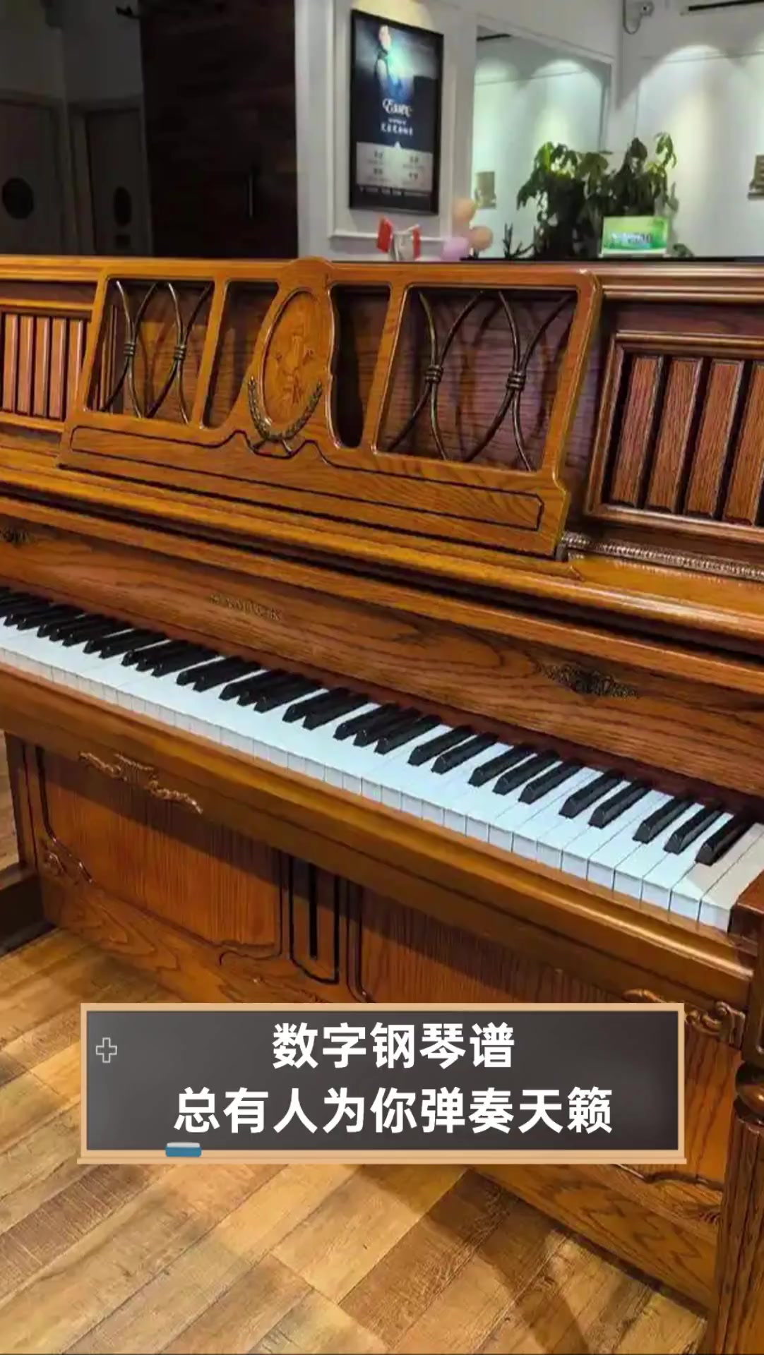 数字钢琴谱,总有人为你弹奏天籁