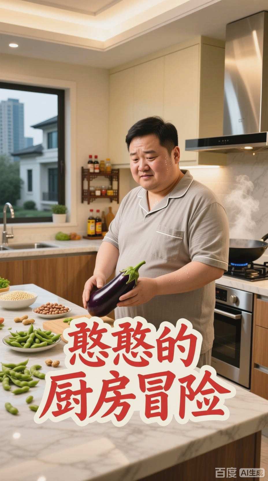 憨憨别墅晚餐的温馨故事