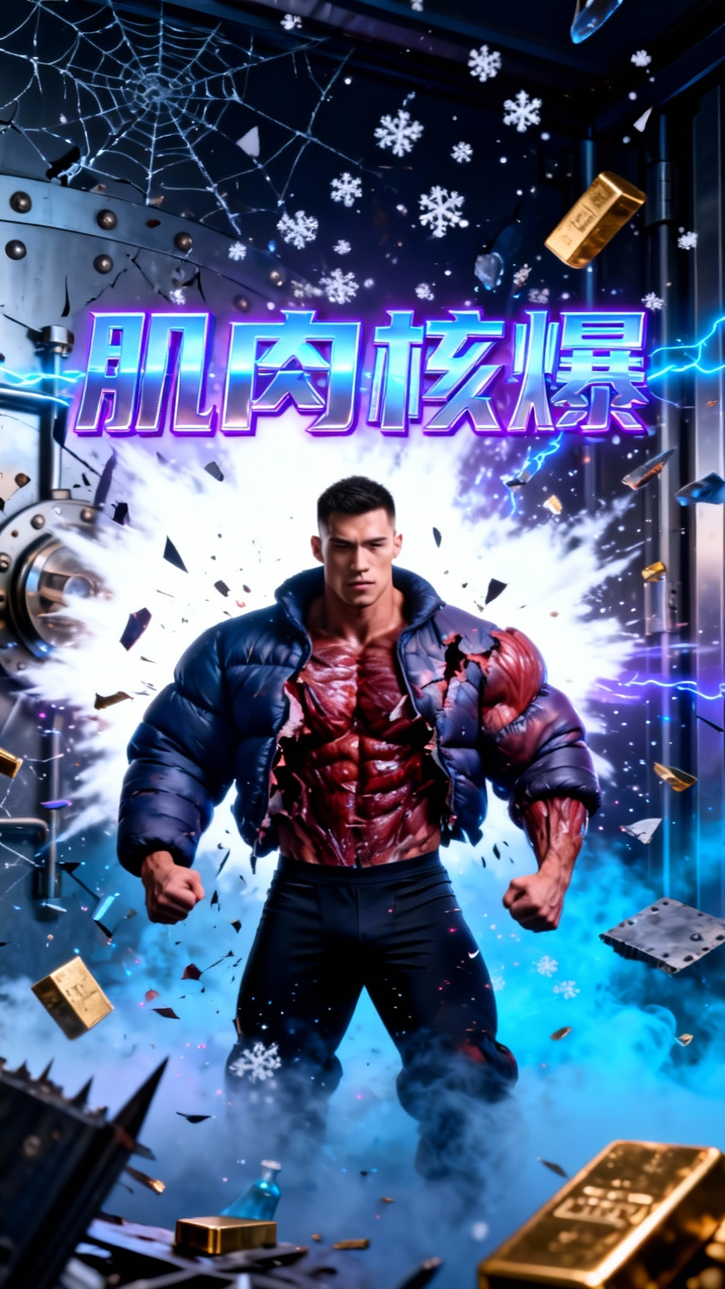 肌肉男的神秘药水变形记