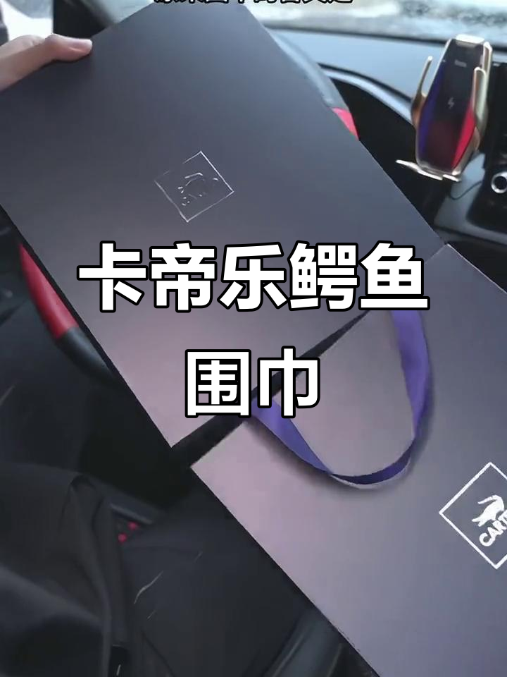 冬季温暖必备!卡帝乐鳄鱼男士围巾,加长设计百搭时尚