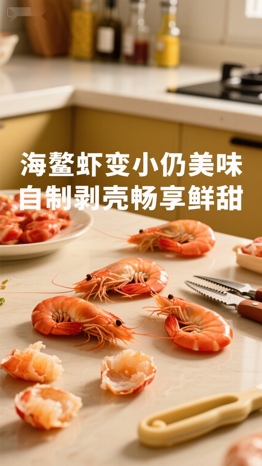 海鳌虾变小仍美味,自制剥壳畅享鲜甜