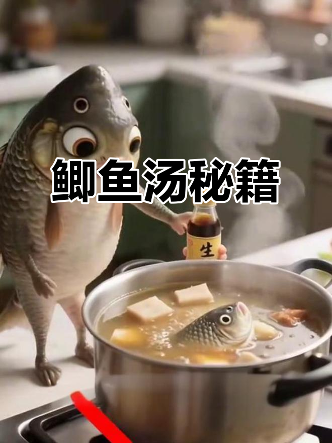 鲫鱼汤的秘密配方,四样调料让味道翻倍,超越餐厅招牌!