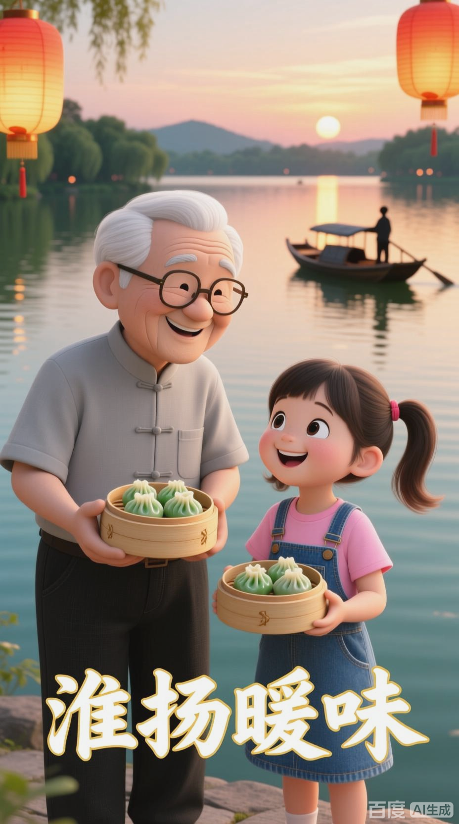 祖孙共品淮扬菜,传承文化暖人心