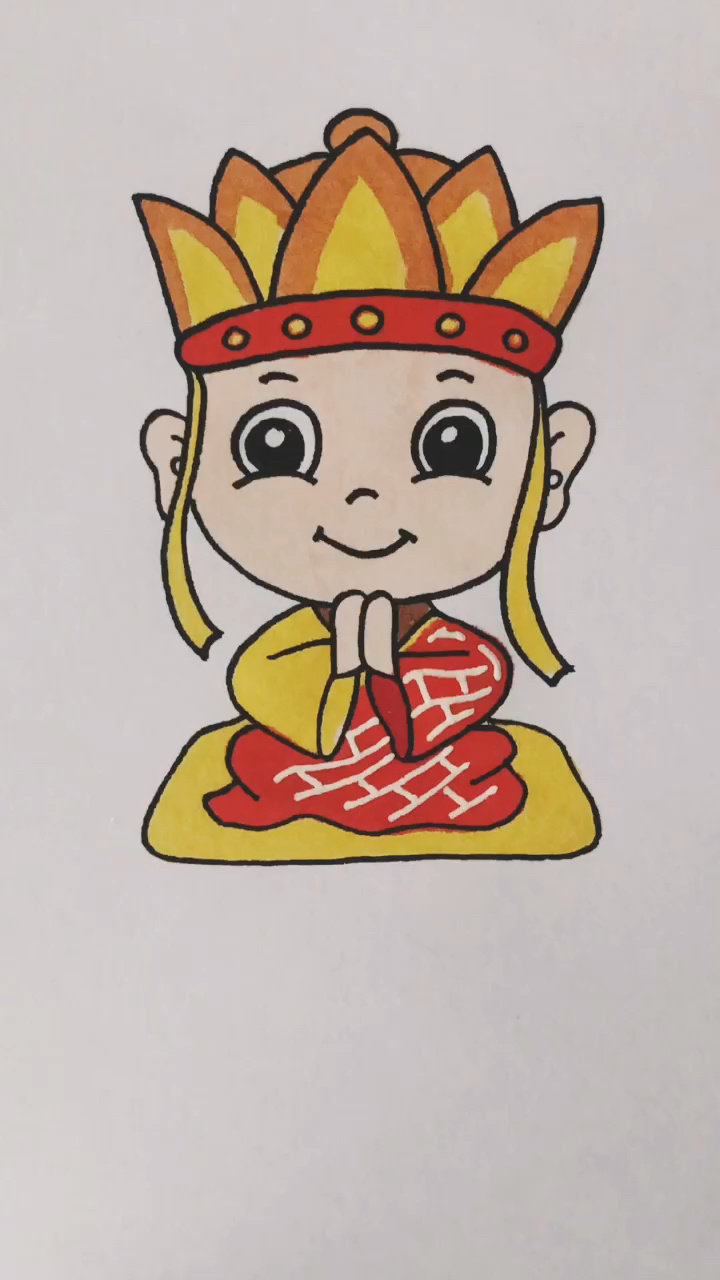 西游记 唐僧 简笔画