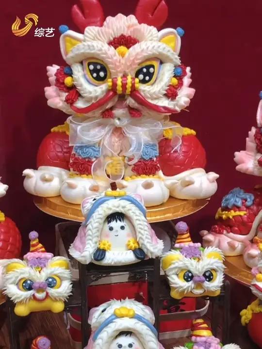 醒狮花馍一蒸,年味就来了!