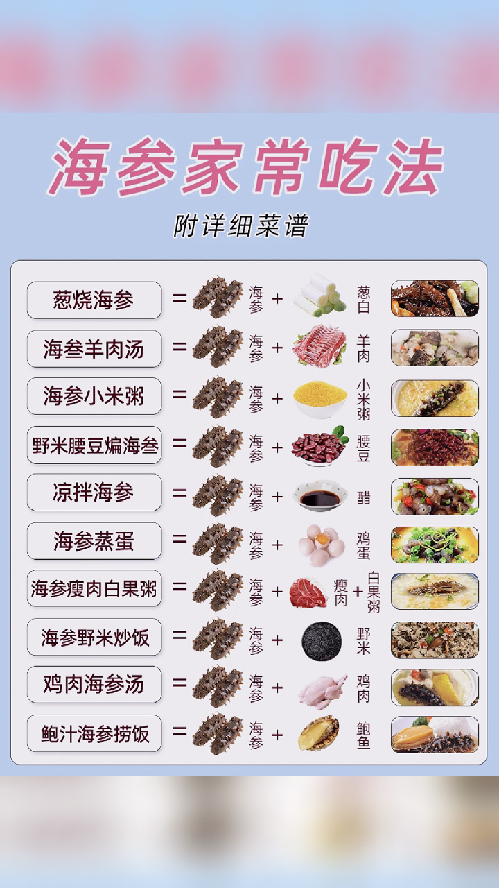 海参的做法大全