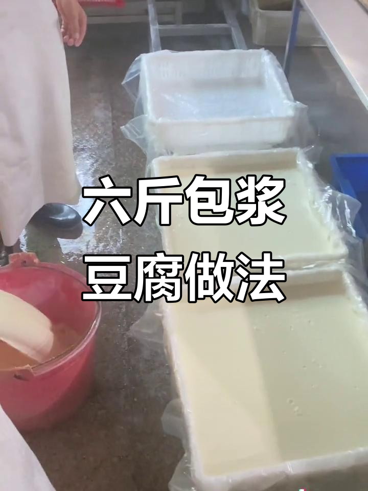 纯天然无添加豆腐制作技术,六斤包浆豆腐轻松搞定