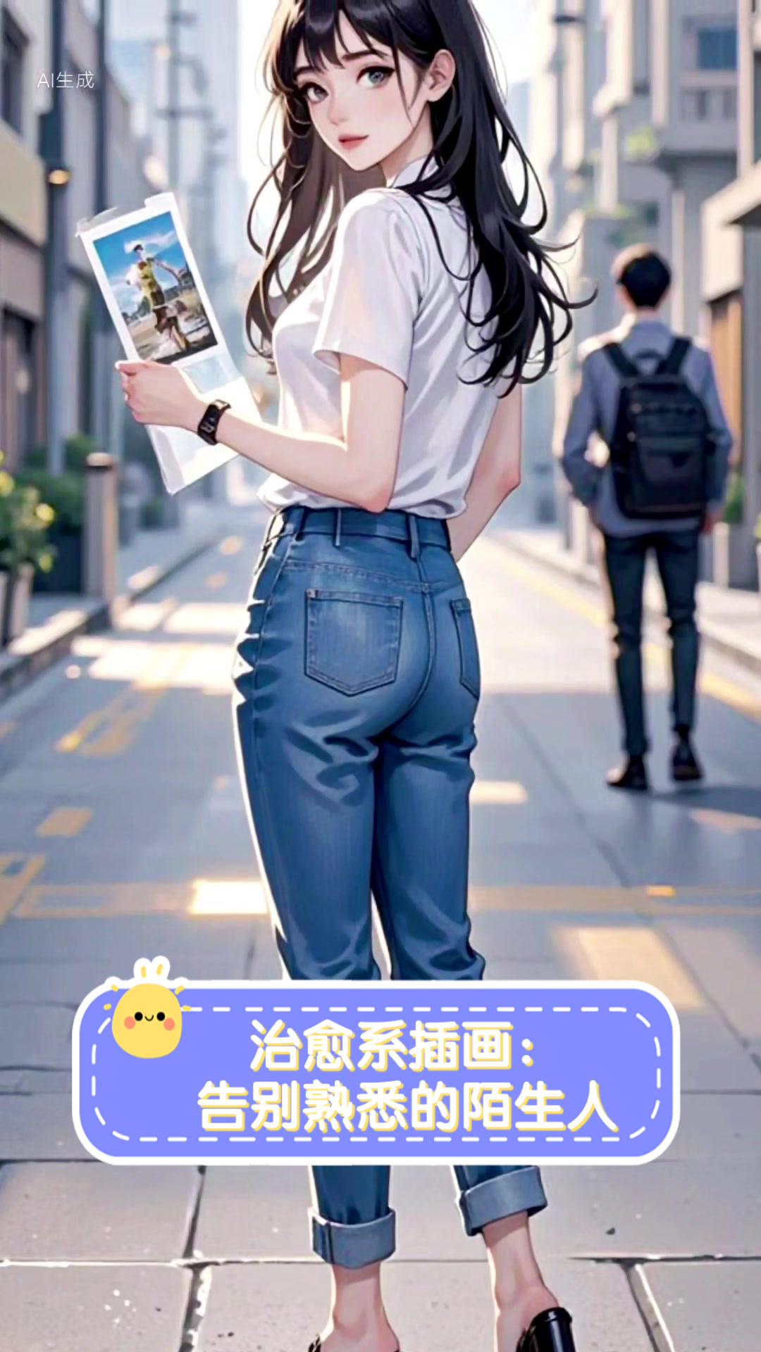 治愈系插画:告别熟悉的陌生人