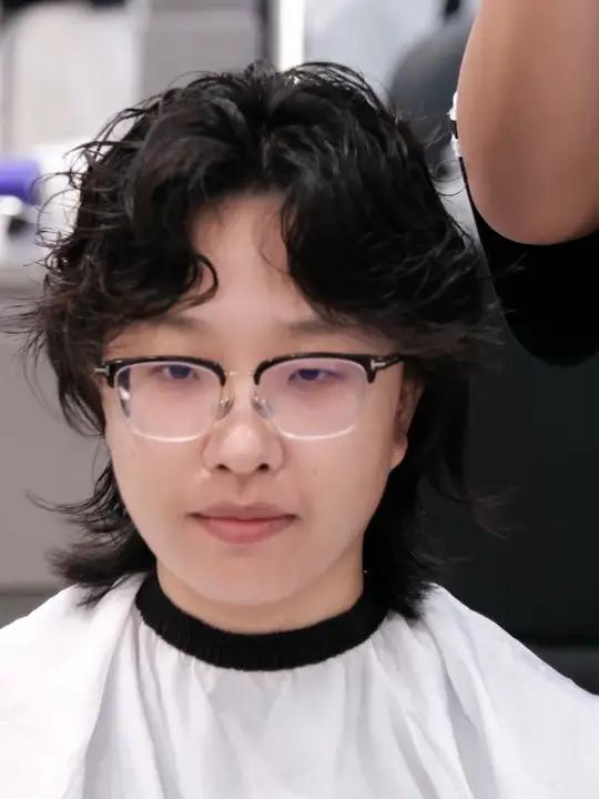 不挑脸型的发型推荐狼尾鲻鱼头卷发