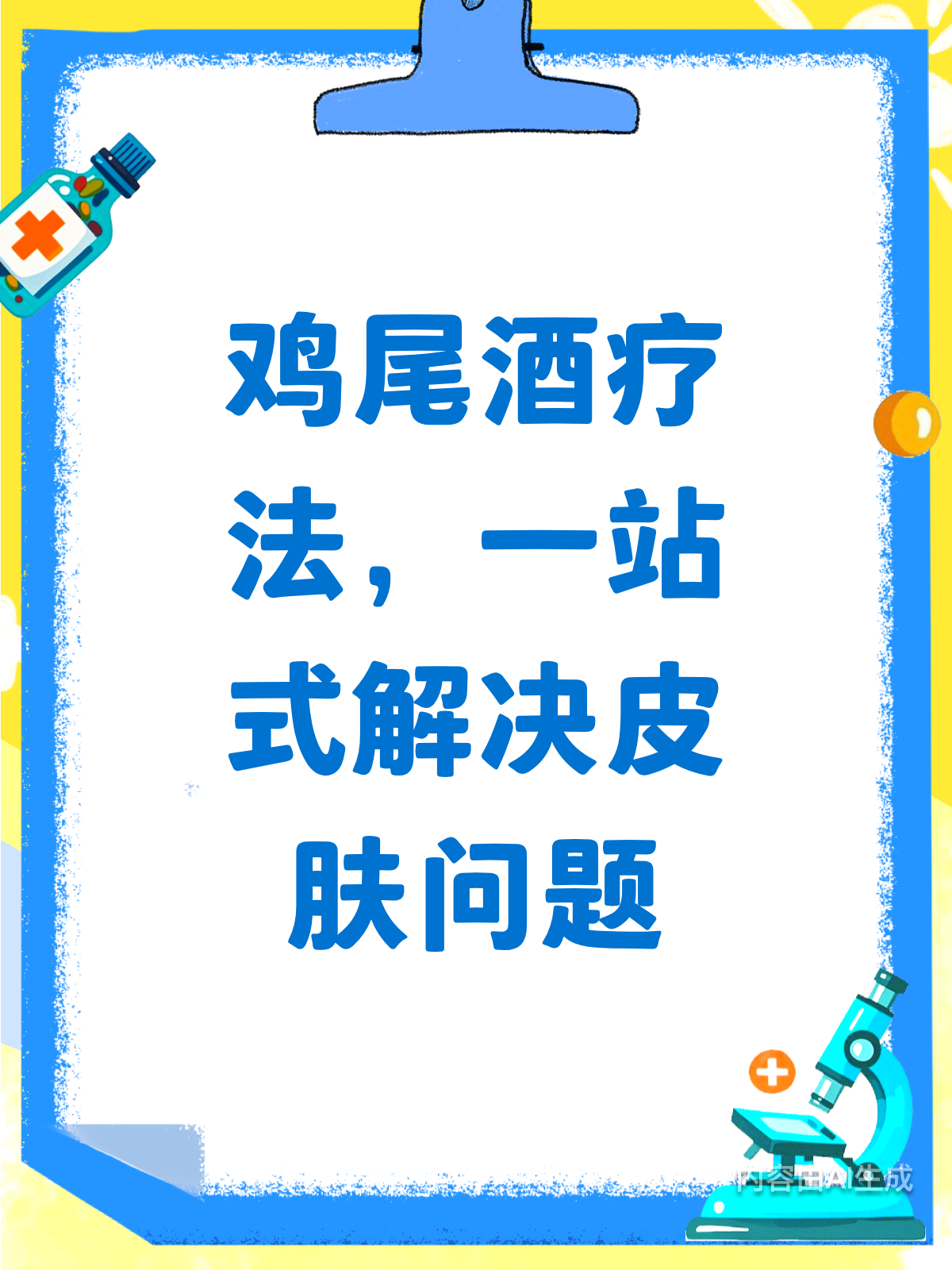 鸡尾酒疗法?一站式解决皮肤问题新招!