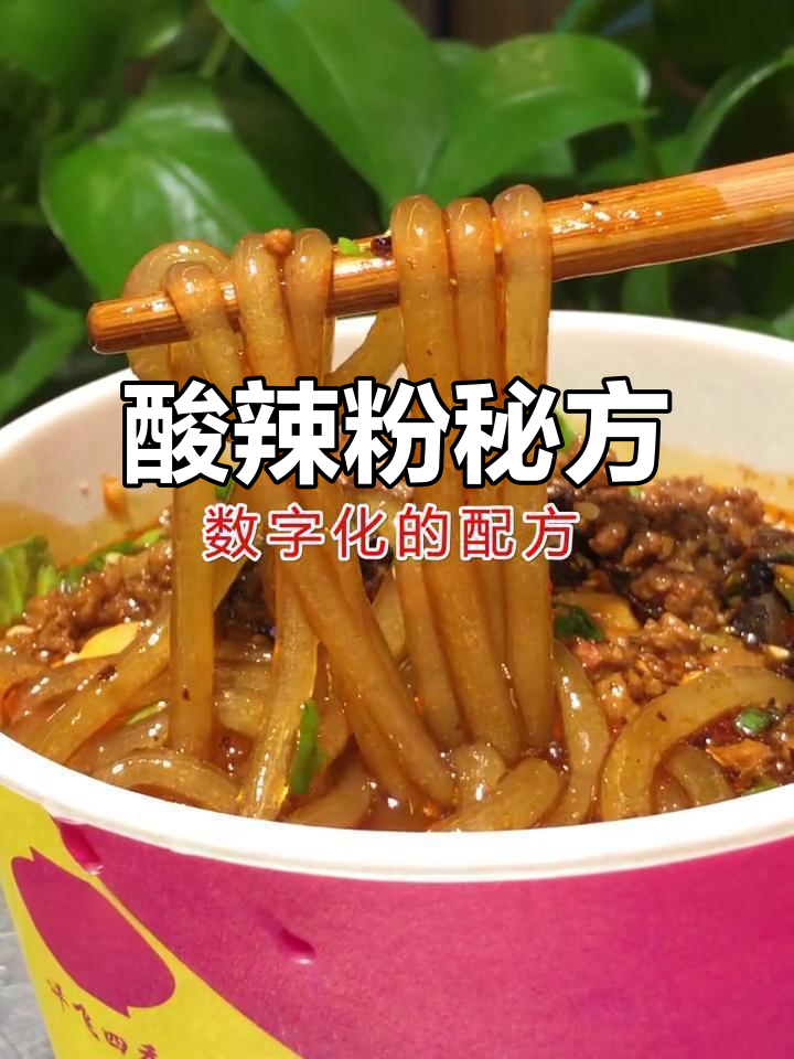 酸辣粉调料:花椒、酱油等,红油辣椒提味