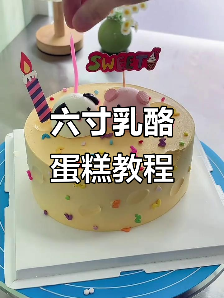 创意乳酪蛋糕制作，轻松学会六寸异形造型