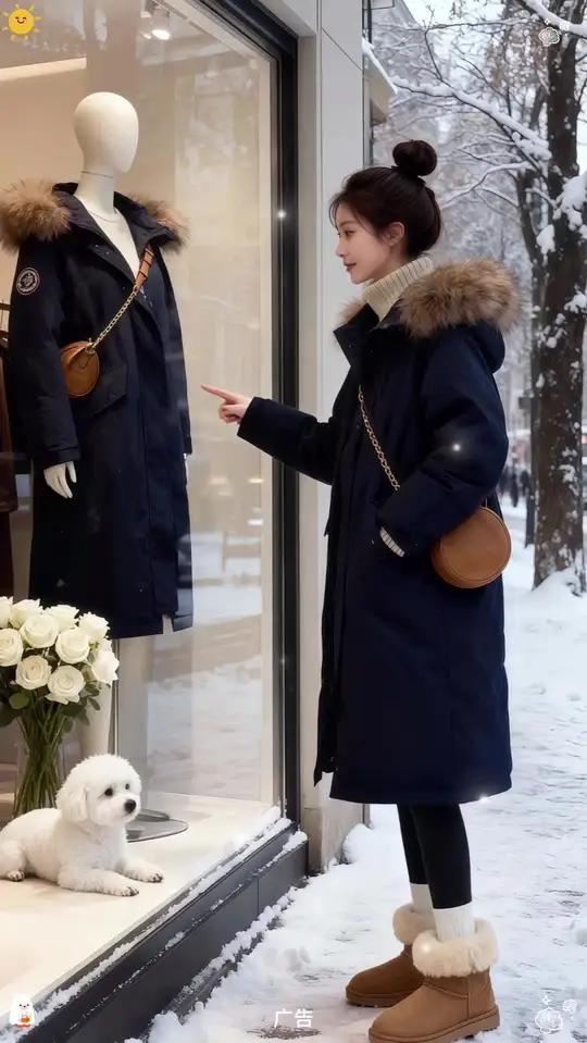 2025年新款冬季长款工装派克服羽绒棉服女复古小个子棉袄情侣外套