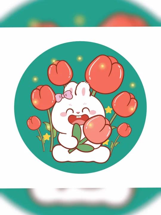 原创 兔子萌ip 卡通形象头像壁纸分享