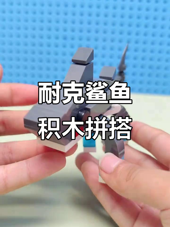 麦克鲨鱼拼搭挑战:从山洞到尾巴,细节全解析