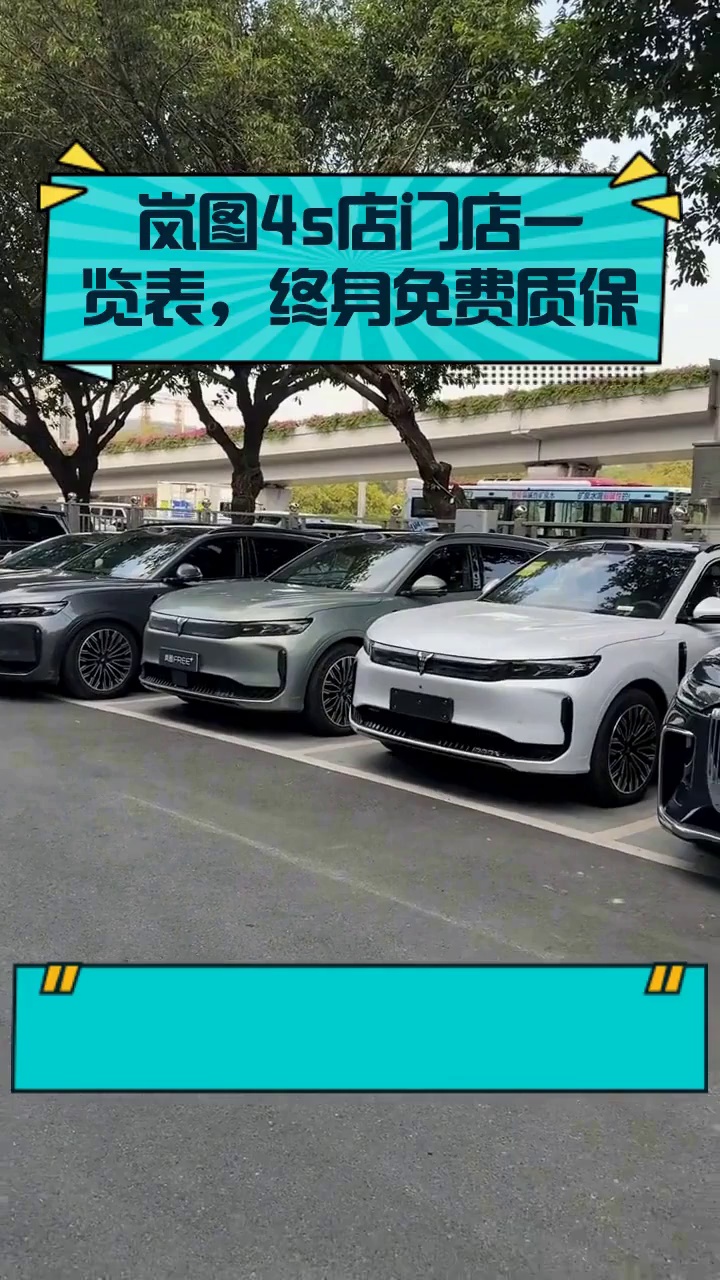 岚图4s店门店一览表,终身免费质保