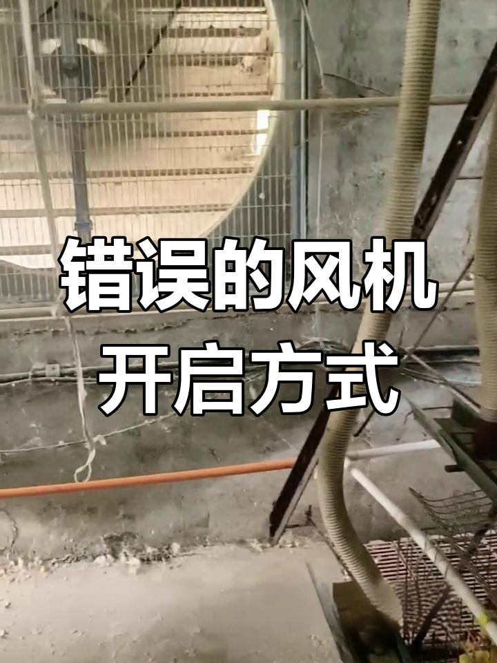 鸡场风机操作误区,教你正确开风方法
