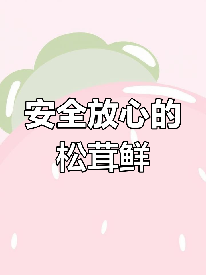 太太乐松茸鲜,安全又放心