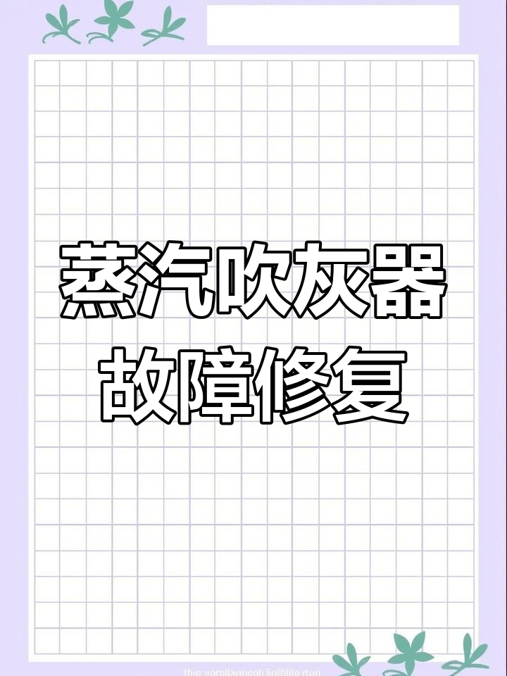 蒸汽吹灰器常见故障及处理