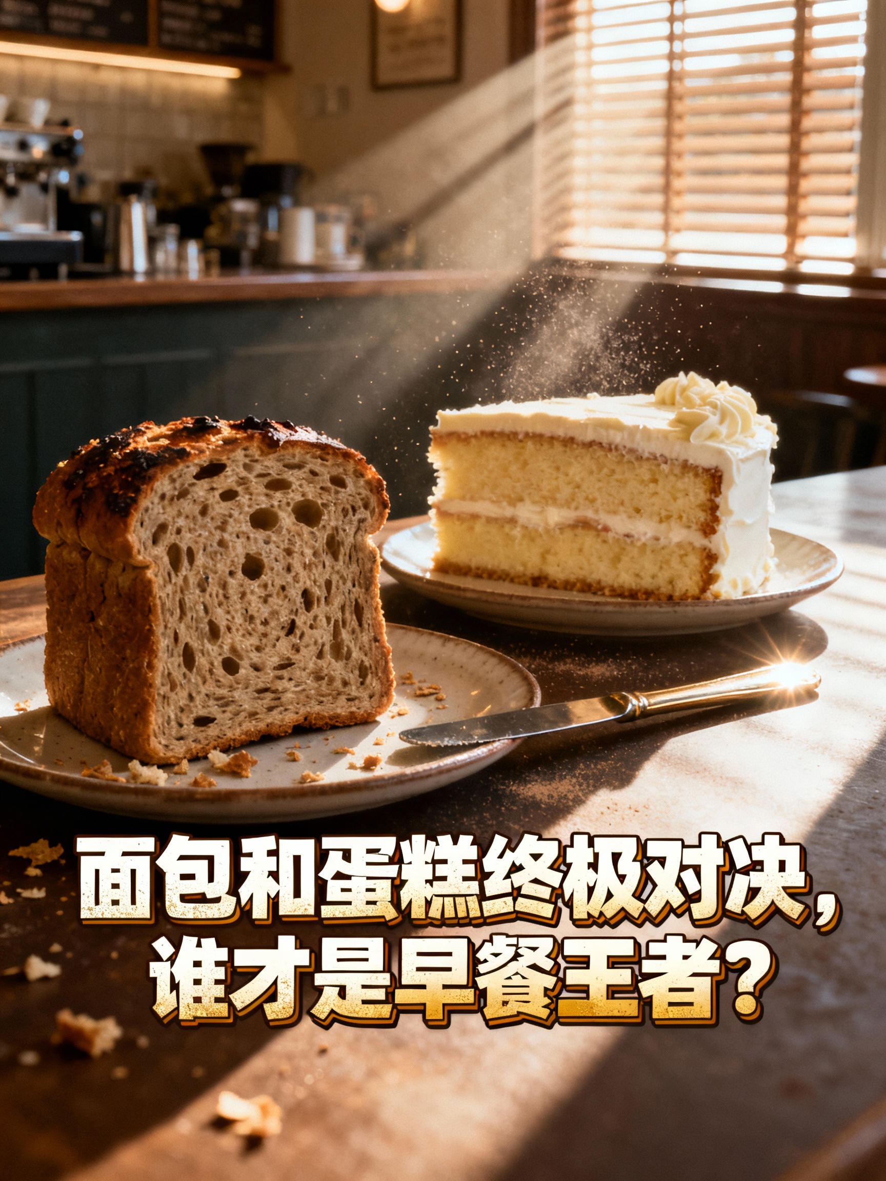 面包和蛋糕终极对决，谁才是早餐王者？