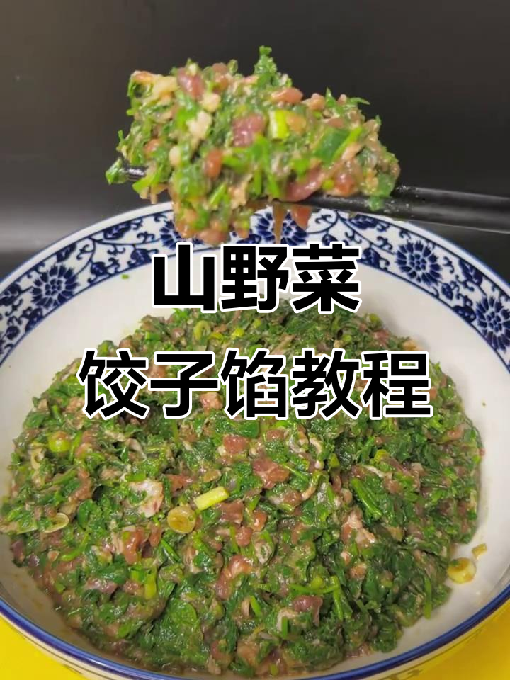 东北山野菜饺子馅的绝佳做法，教你如何调出完美口感