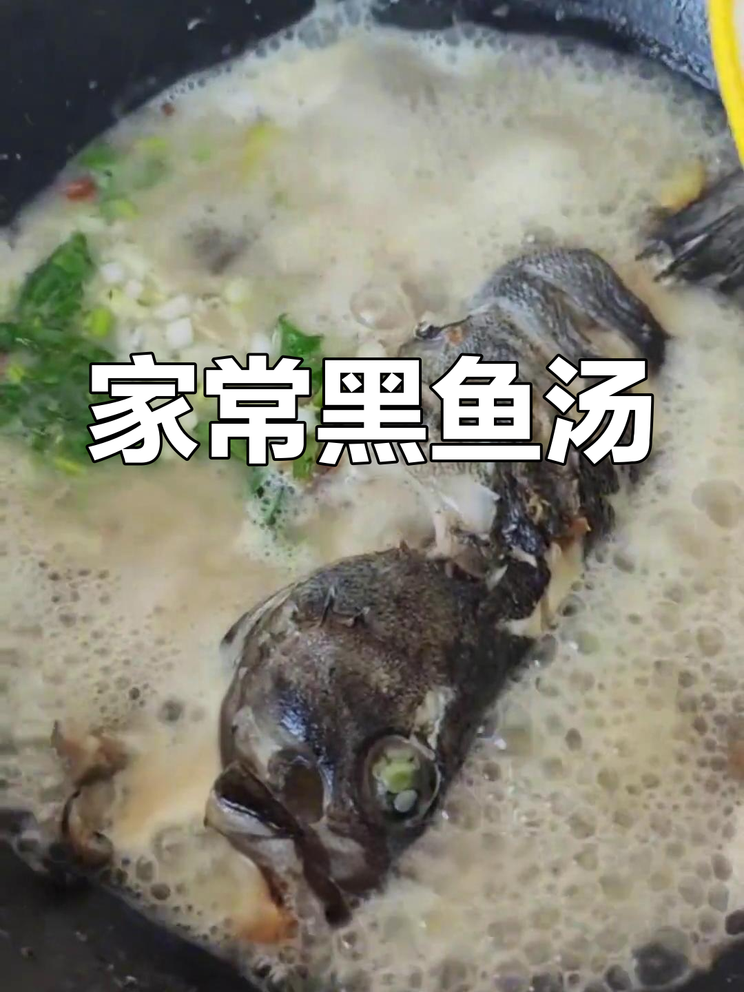 黑鱼炖汤,鲜美又营养,家常做法大揭秘