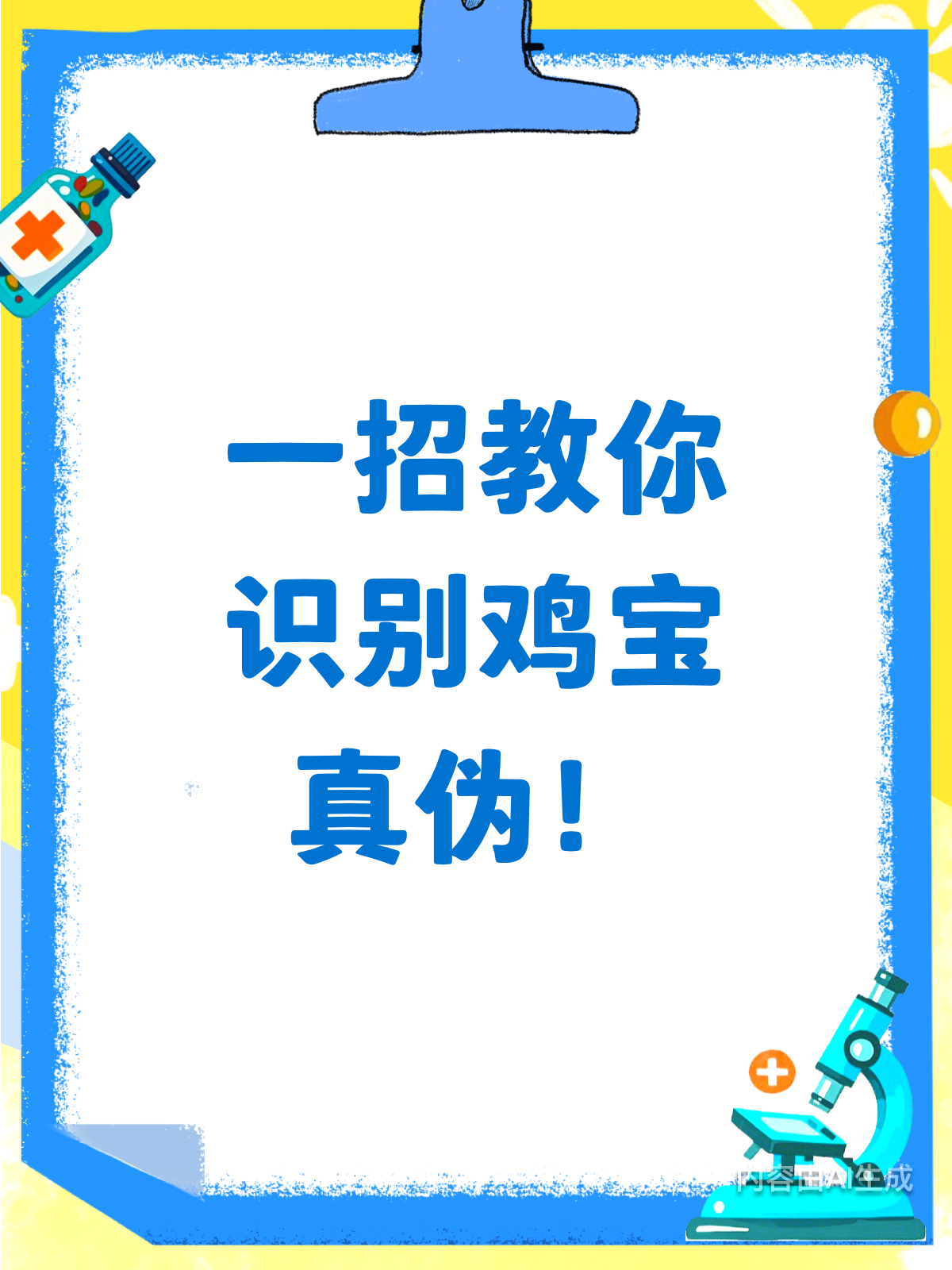 鸡宝真假难辨?一招轻松识破!