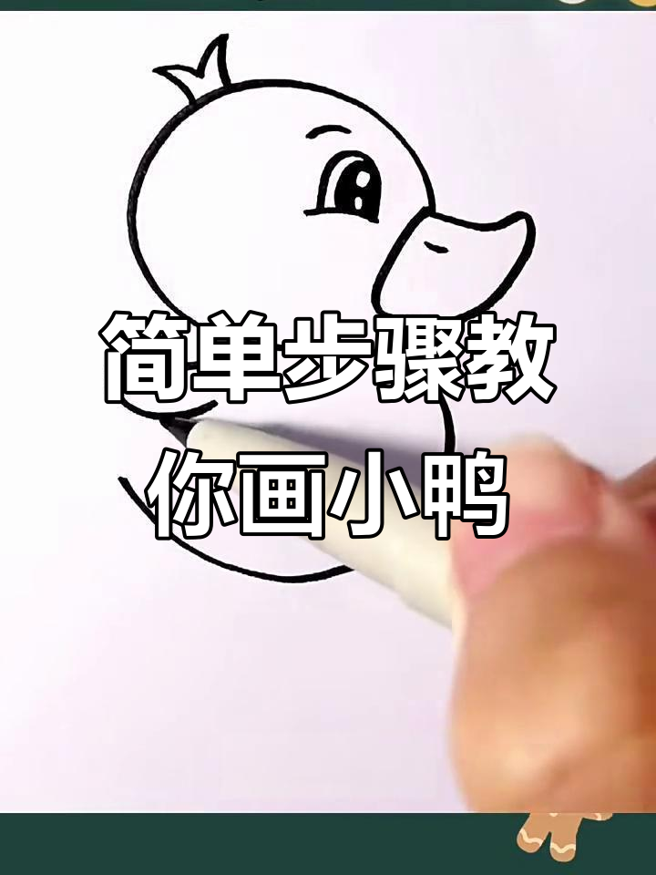 小鸭子画法大揭秘,轻松画出可爱形象