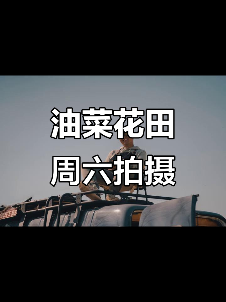 周六油菜花田拍照,捕捉美丽瞬间!