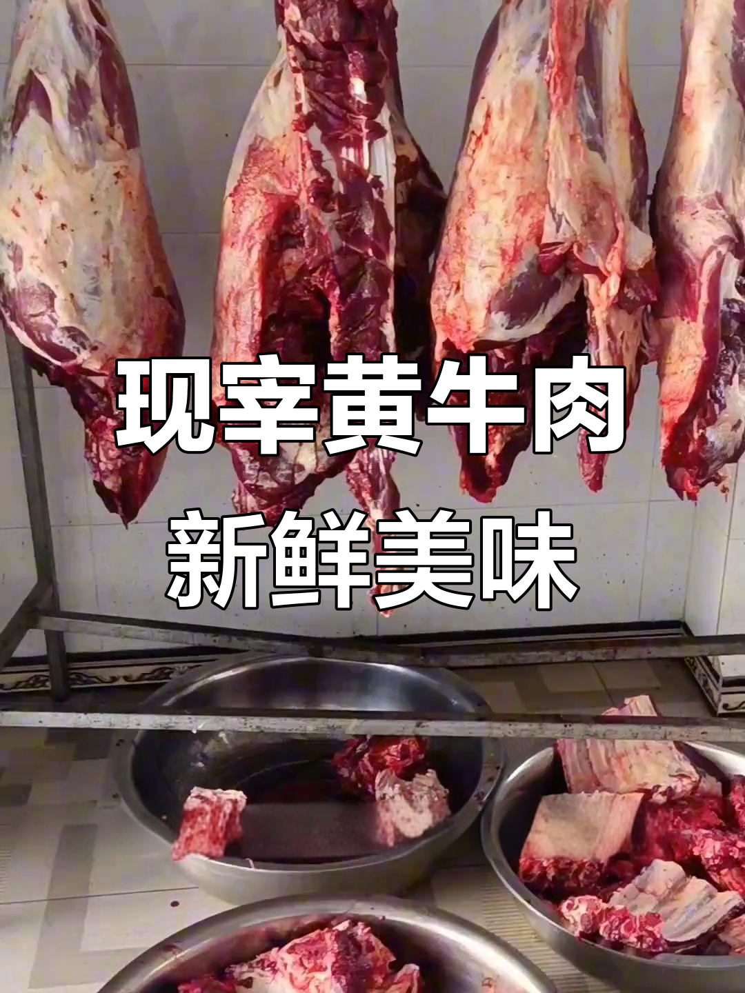 新鲜黄牛肉,现宰无筋,炒炖皆宜