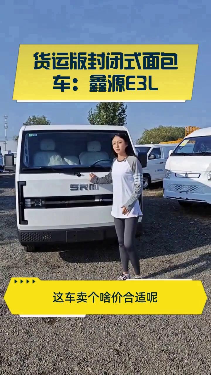 货运版封闭式面包车:鑫源E3L