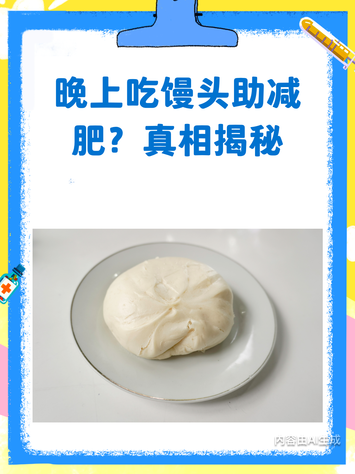 晚上吃馒头反而助减肥?别被误导了!
