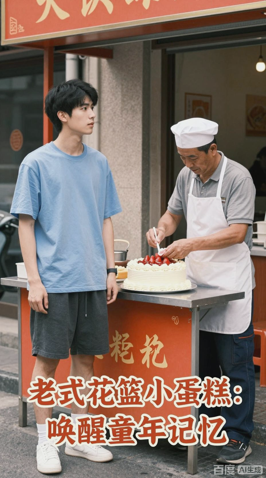 老式花篮小蛋糕，怀旧与新意的碰撞