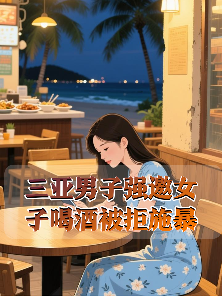男子强邀陌生女子喝酒被拒后施暴 三亚警方:拘留15日