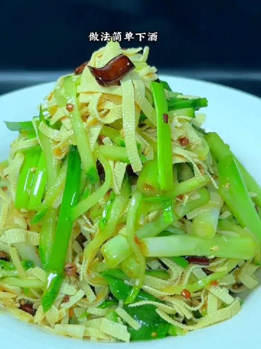 凉拌豆腐丝!凉拌豆腐丝!夏天一定要吃的家常素菜 超适合夏天吃的美食 谁懂这一口的好吃程度 