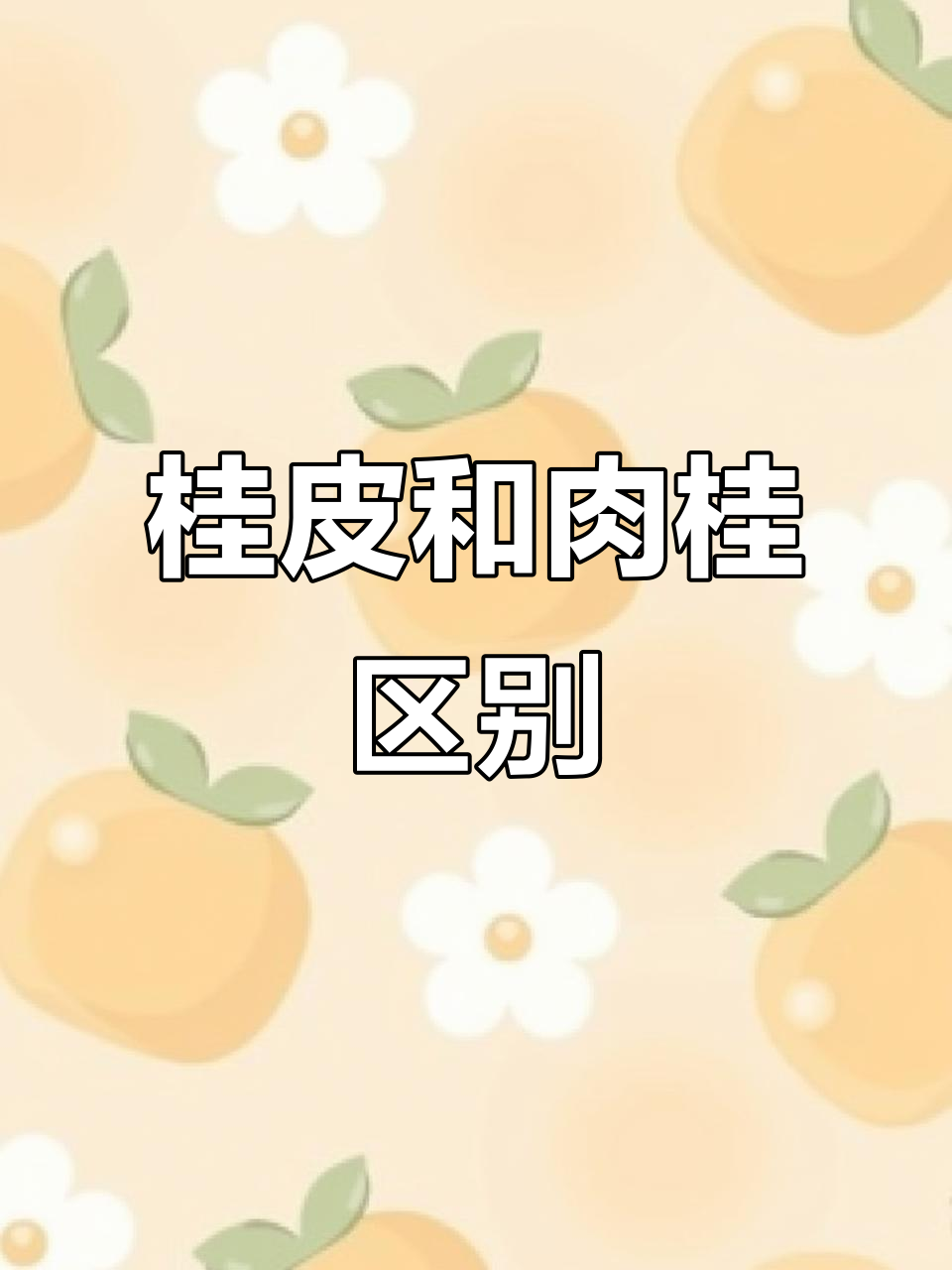 桂皮与肉桂的区别,香辛料如何正确使用