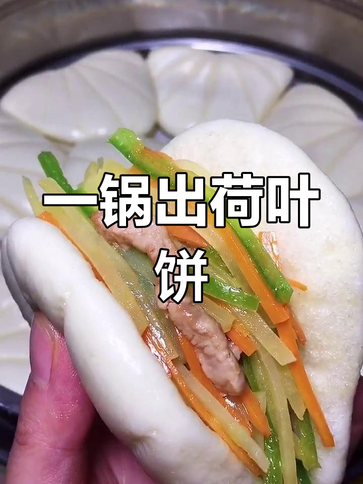 轻松做荷叶饼,夹菜更美味