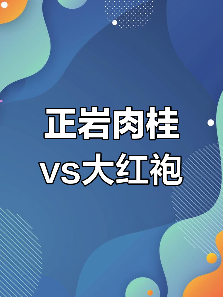 正盐肉桂与大红袍的区别解析