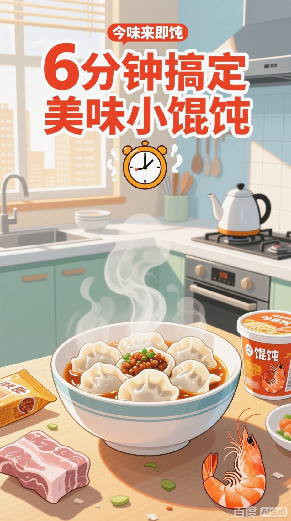今味来小馄饨,6分钟鲜爽美味